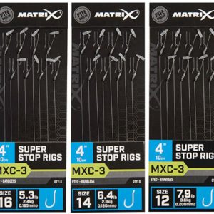 Fox Matrix MXC-3 Super Stops Rigs 10cm – 8 Feedervorfächer