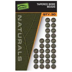 Fox Naturals Tapered Bore Beads – 30 Gummiperlen