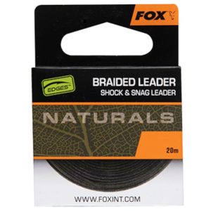 Fox Naturals Braided Leader – 20m Vorfachschnur