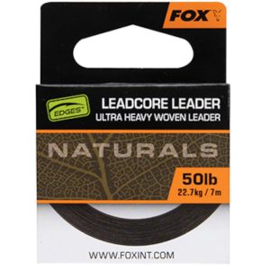 Fox Naturals Leadcore 50lb 22.7kg – 25m Vorfachschnur