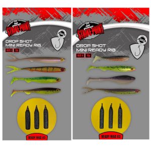 Fox Rage Drop Shot Mini Ready Rig – Angelset zum Dropshotangeln