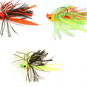 Fox Rage Fish Head Skirted Jigs Jigköpfe Fransen Gummiköder