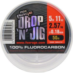 Fox Rage Fluocarbon Schnur Drop 'n' Jig 50m