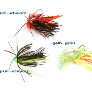 Fox Rage Lipstick Skirted Jigs Jigköpfe Fransen Köder