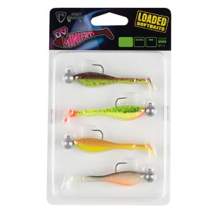 Fox Rage Mini Fry Mixed UV Colour Pack 7cm 5g 1/0 – 4 Gummifische