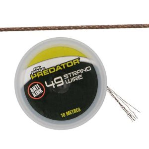 Fox Rage Predator 49-Strand Coated Steel Wire – 10m Stahlvorfach