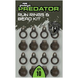 Fox Rage Predator Camo Run Rings & Bead Kit – 10 Zubehörteile