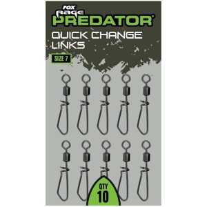 Fox Rage Predator Quick Change Links Size 7 – 10 Wirbel