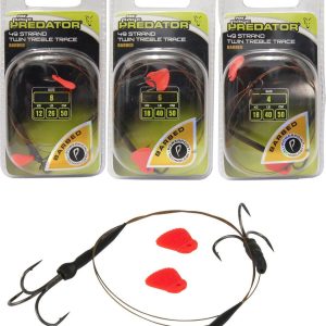 Fox Rage Predator Twin Treble Trace Drillingsvorfach
