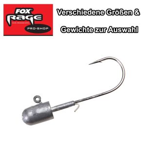 Fox Rage Pro Shad Lead Heads Jigköpfe Jigs
