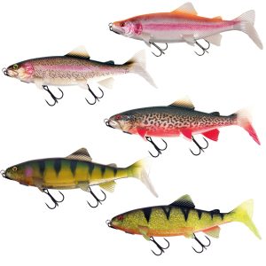 Fox Rage Replicant Trout 18cm 70g Shallow Gummifisch – Swimbait