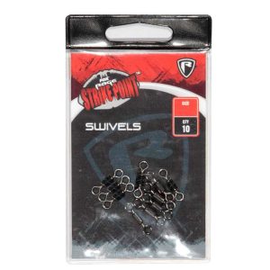 Fox Rage Strike Point Swivel – 10 Tönnchenwirbel