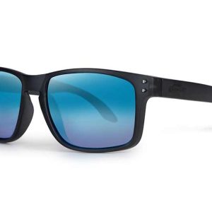 Fox Rage Transparent Black Brown Lens Mirror Blue Eyewear – Polbrille