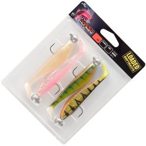 Fox Rage UV Zander Pro Loaded 12cm 12g 4/0 – 4 montierte Gummifische