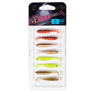 Fox Rage UV Micro Tiddler Fast 4cm – 8 Gummfiische