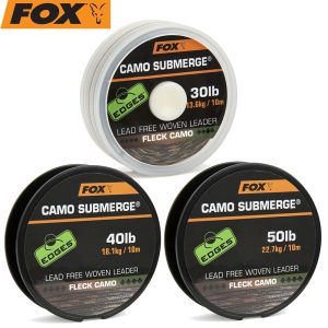 Fox Submerge Camo Lead free woven Leader – Vorfachschnur