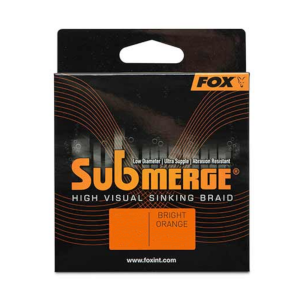 Fox Submerge Orange sinking braid – 300m geflochtene Angelschnur
