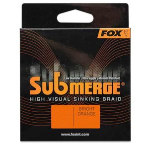 Fox Submerge Orange sinking braid – 600m geflochtene Angelschnur