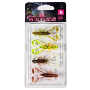 Fox Uv Micro Critter 5cm – 4 Gummikrebse