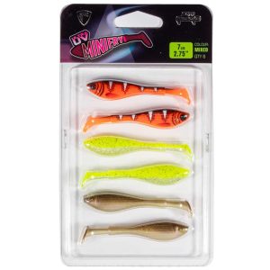 Fox UV Micro Mini Fry 7cm Mixed X – 6 Gummifische