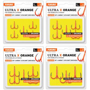 Fukura Ultra X Orange Drillinge – Drillingshaken