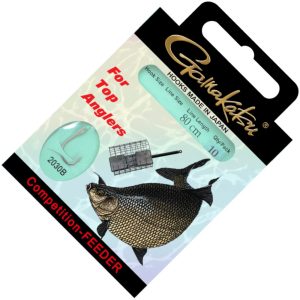 Gamakatsu Competition Bream Feeder Strong LS-2030 80cm – 10 Haken