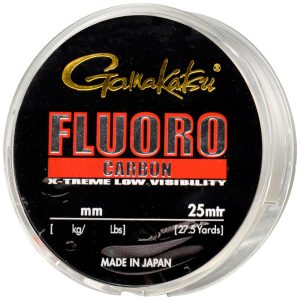 Gamakatsu G-Line Fluoro Carbon 0,18mm 2,4kg – 25m Vorfachschnur