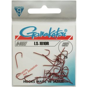 Gamakatsu LS-1010R Hooks Rot – 25 Friedfischhaken
