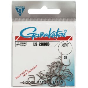 Gamakatsu LS-2030B Hooks Bronzefarben – 25 Einzelhaken