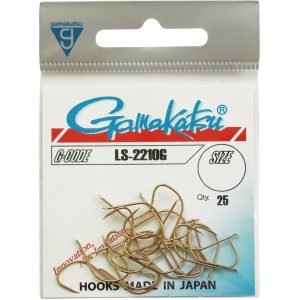 Gamakatsu LS-2210G Hooks Goldfarben – 25 Angelhaken