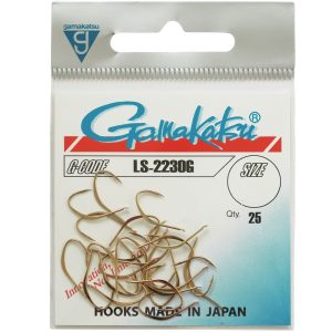 Gamakatsu LS-2230G Hooks Goldfarben – 25 Einzelhaken