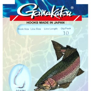 Gamakatsu Trout LS-3610 – 10 gebundene Forellenhaken