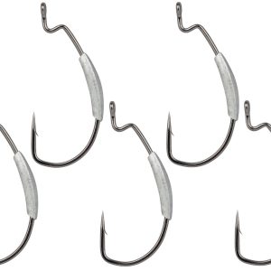 Gamakatsu Weighted Super Line EWG – 5 Offsethaken mit Gewicht