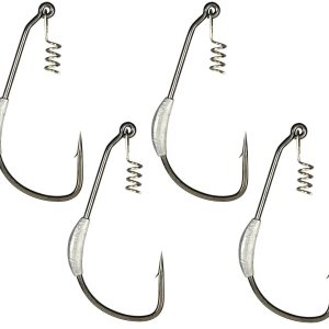 Gamakatsu Weighted Superline Spring Lock – 4 Offsethaken