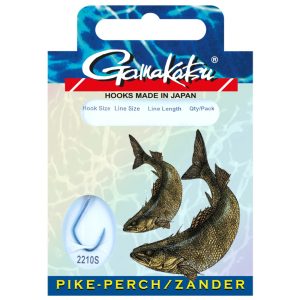 Gamakatsu Zander LS-2210 – 10 gebundene Angelhaken