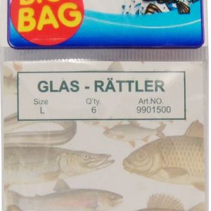 Glas Rättler Rasseln für Gummifische Hecht Waller