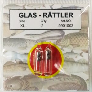 Glas Rättler XL Rasseln f. Gummifische Hecht Waller