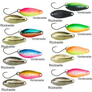 Gunki Spoon Reinbo Drift 1,6g 2,91cm – Forellenblinker