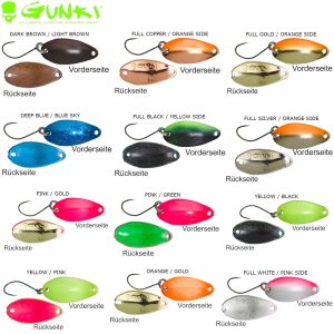 Gunki Spoon Reinbo Slide 2,48cm 3,5g – Forellenblinker