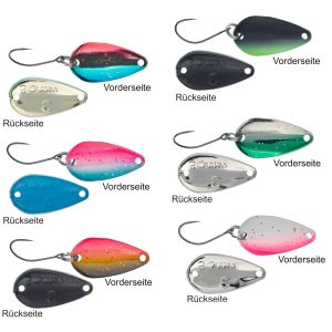 Gunki Spoon Reinbo Sway 2,5g 2,33cm – Forellenblinker