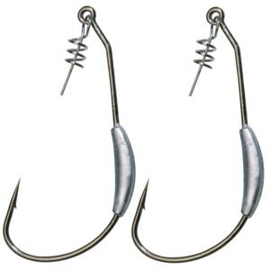 Gunki Texas Haken beschwert – 2 Offsethaken