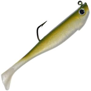 Hogy Pro Tail Paddle 15cm olive pearl – Gummifisch