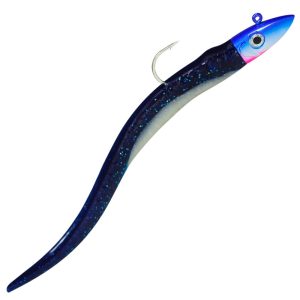 Hogy Twitcher + Jiggin 25cm blue black Gummifisch