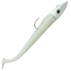 Hogy Twitcher + Paddle 20cm Gummifisch bone