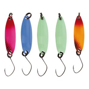 Kinetic Ayu Multipack Spoon 3.6g Mix – 5 Blinker Forellenköder