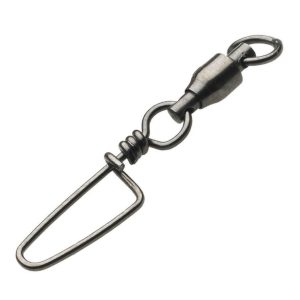 Kinetic Ball Bearring Swivel W/Coast Lock Black Nickel – Kugellagerwirbel mit Einhänger
