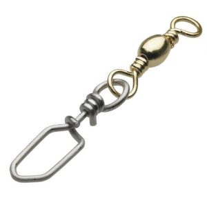 Kinetic Barrel Swivel W/Scandic Snap Brass – Meereswirbel