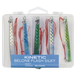 Kinetic Belone Flash Silky Mix Blinker – 5 Hornhechtköder