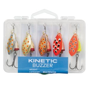 Kinetic Buzzer 6g – 5 Spinner im Set
