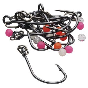 Kinetic Inline Single Hook Kit Nickel – 10 Haken für Meerforellenblinker